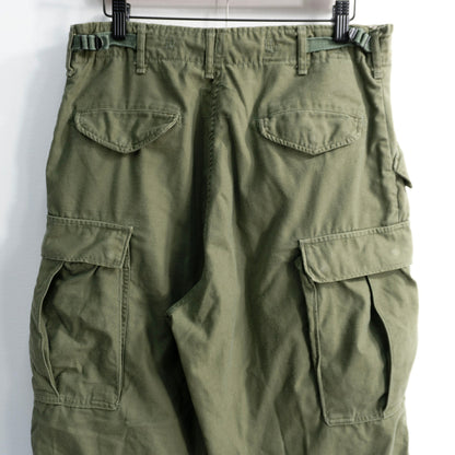 US ARMY 60s M-65 Aluminum Zip Cargo Pants Size SMALL-REGULAR