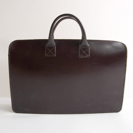GLENROYAL Bridle Leather Briefcase Brown Bag