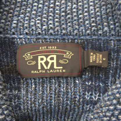 RRL Indigo Cotton Blend Shawl Collar Cardigan Size M