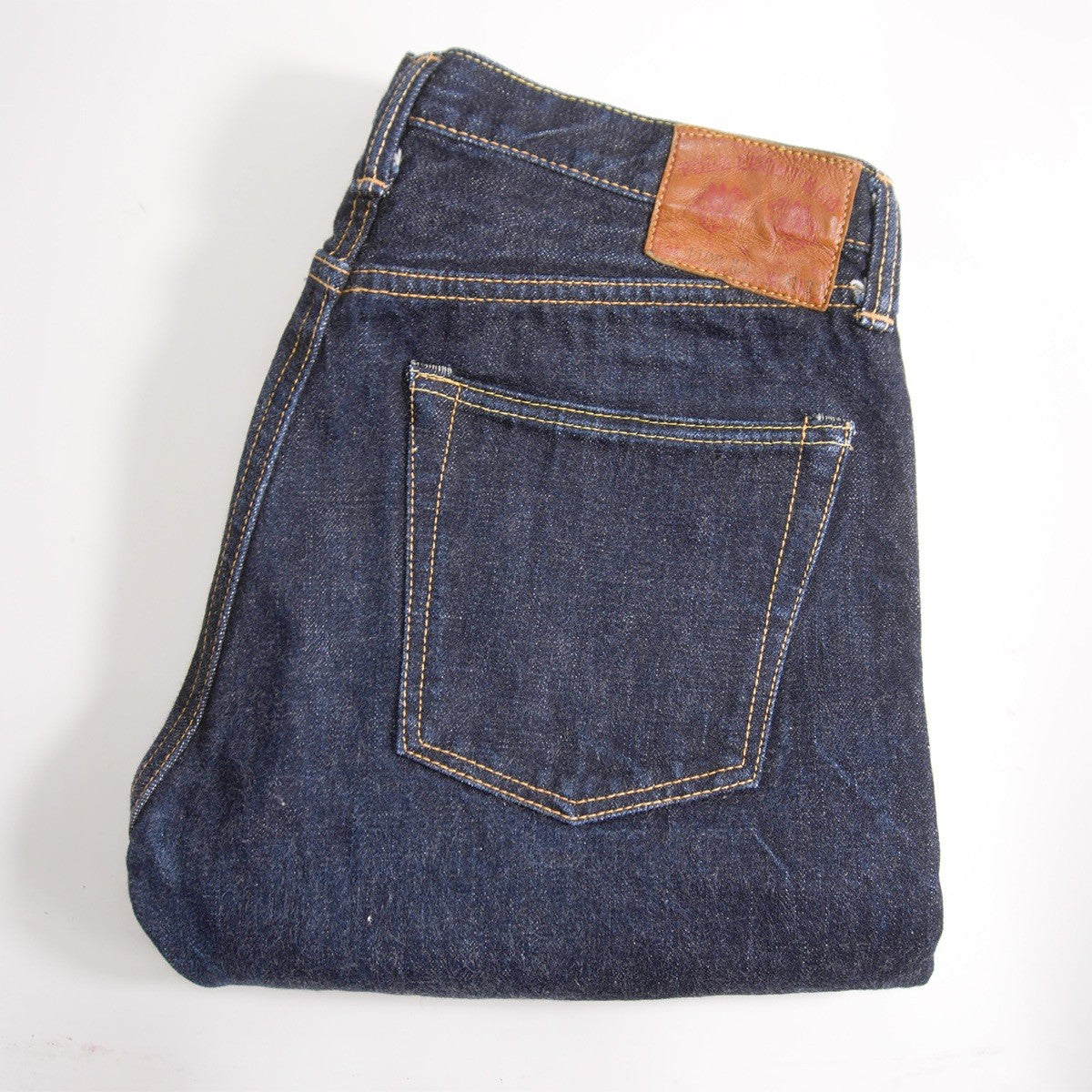 FULLCOUNT 1108XX Slim Straight Heavy Blue Jeans Size 31×32