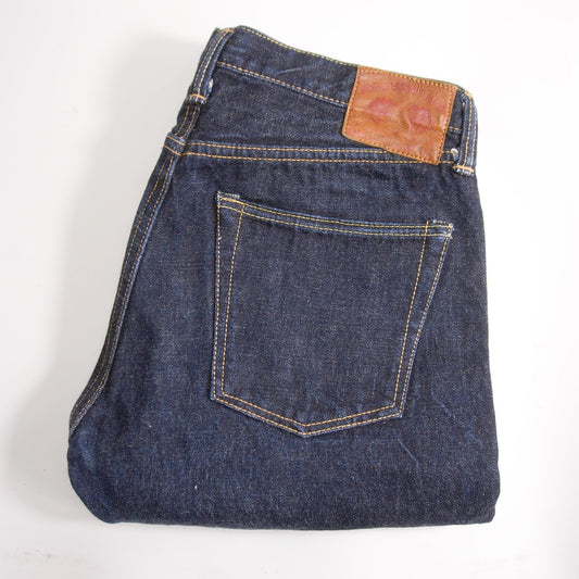 FULLCOUNT 1108XX Slim Straight Heavy Blue Jeans Size 31×32