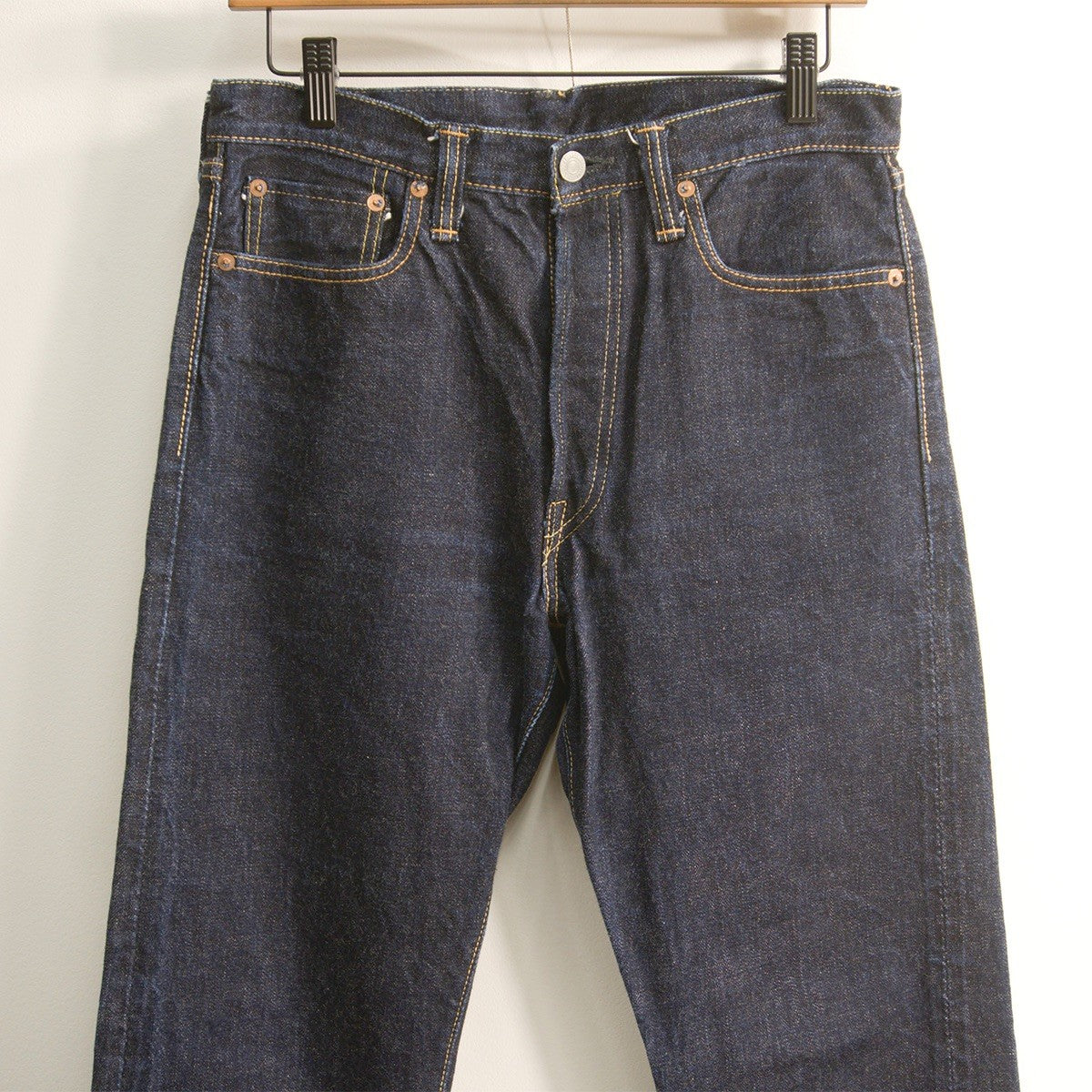 FULLCOUNT 1108XX Slim Straight Heavy Blue Jeans Size 31×32