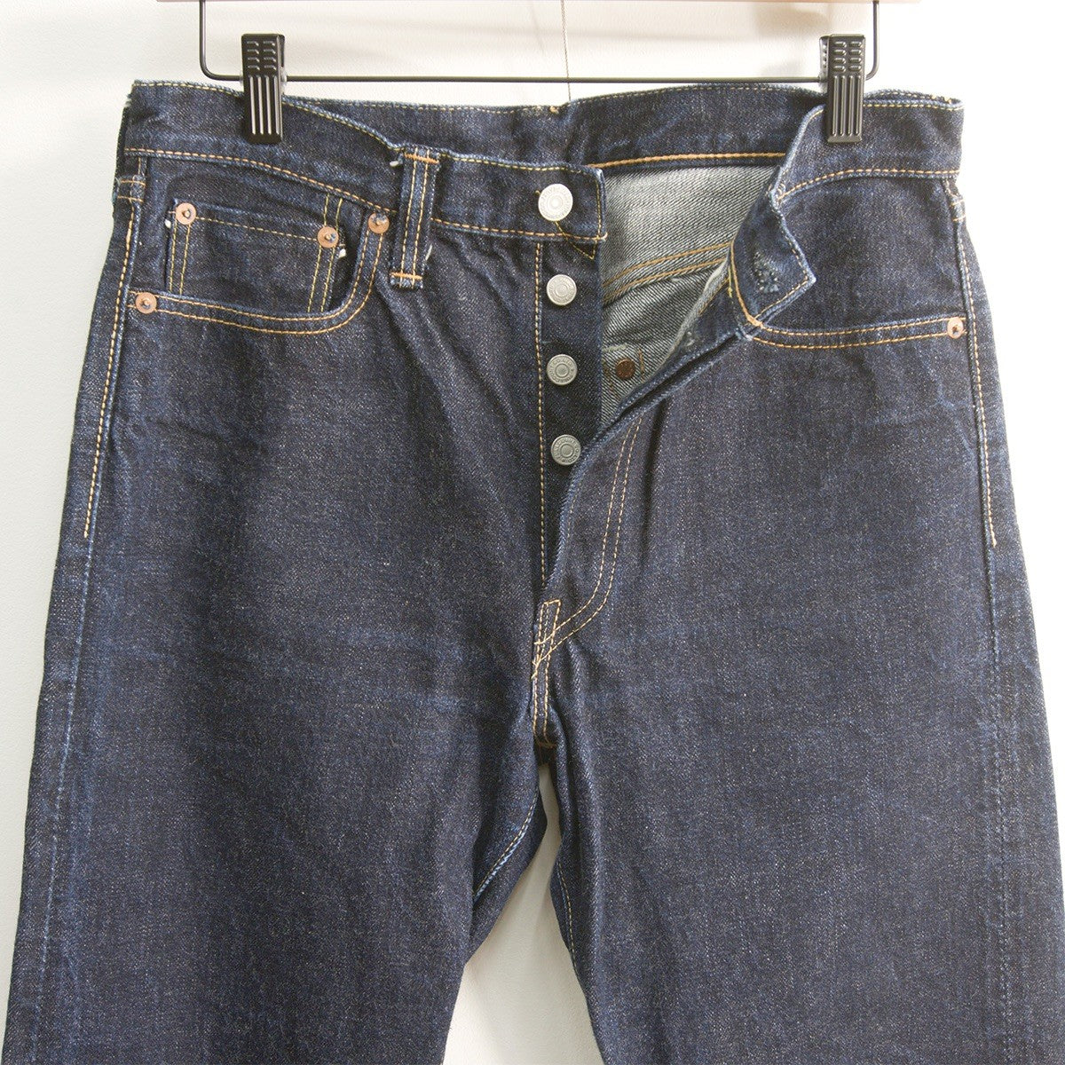 FULLCOUNT 1108XX Slim Straight Heavy Blue Jeans Size 31×32