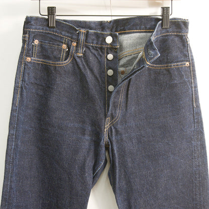 FULLCOUNT 1108XX Slim Straight Heavy Blue Jeans Size 31×32
