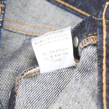 FULLCOUNT 1108XX Slim Straight Heavy Blue Jeans Size 31×32