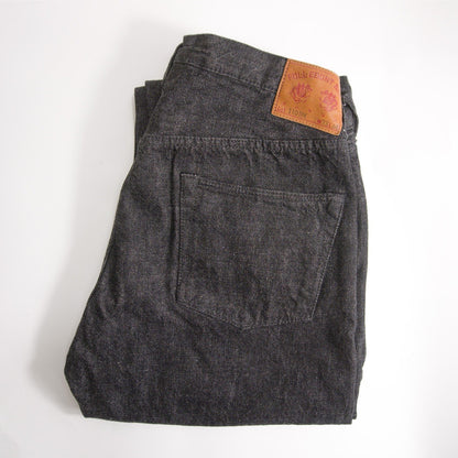 FULLCOUNT 1101BK 13.7oz Selvedge Black Jeans Size 33×34