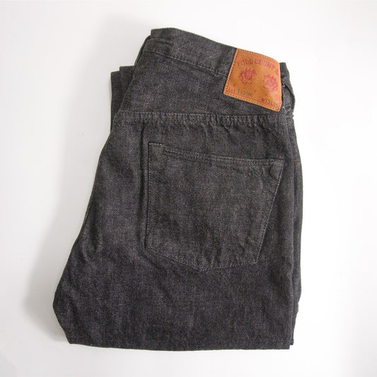 FULLCOUNT 1101BK 13.7oz Selvedge Black Jeans Size 33×34