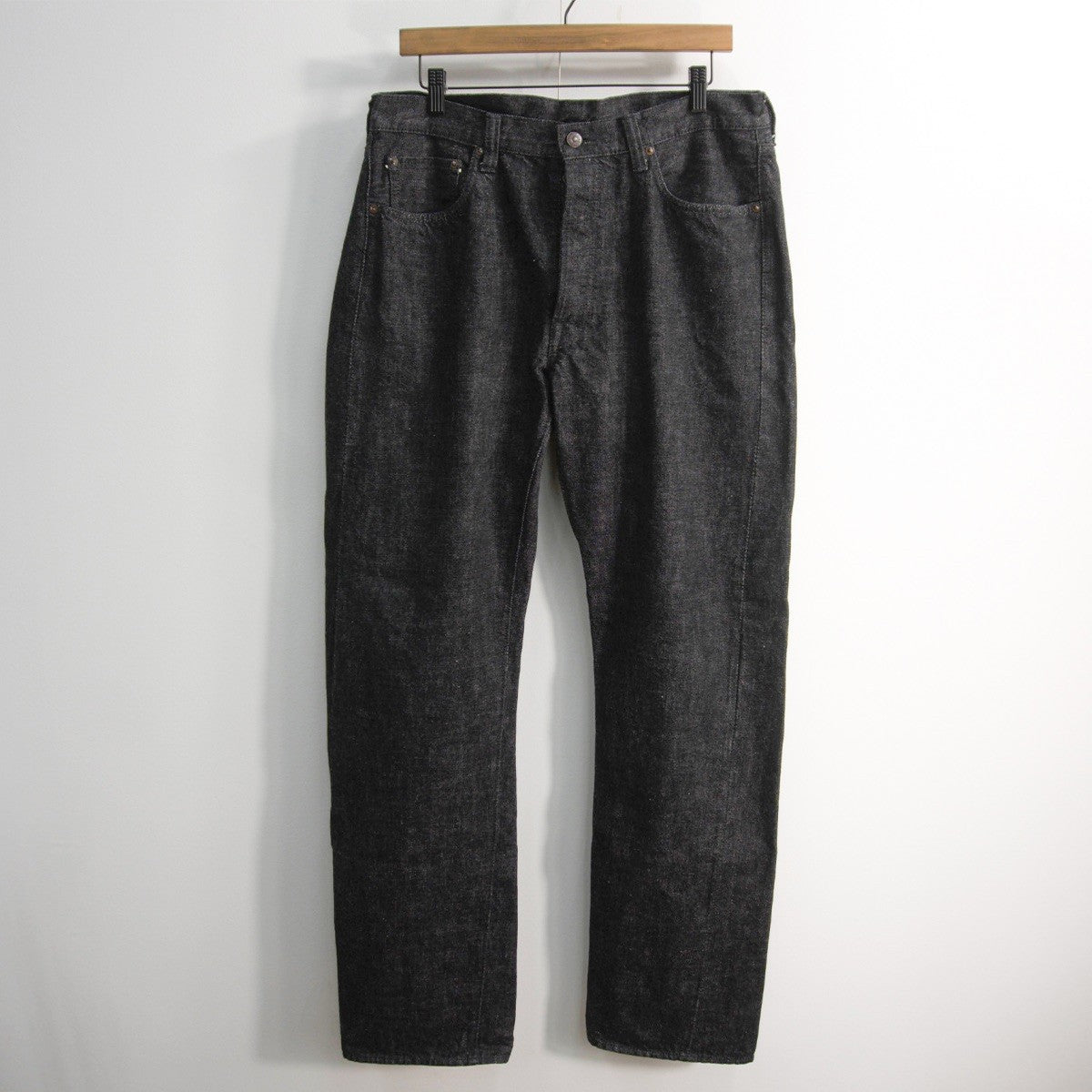 FULLCOUNT 1101BK 13.7oz Selvedge Black Jeans Size 33×34