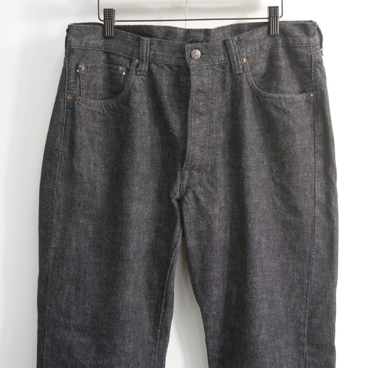 FULLCOUNT 1101BK 13.7oz Selvedge Black Jeans Size 33×34