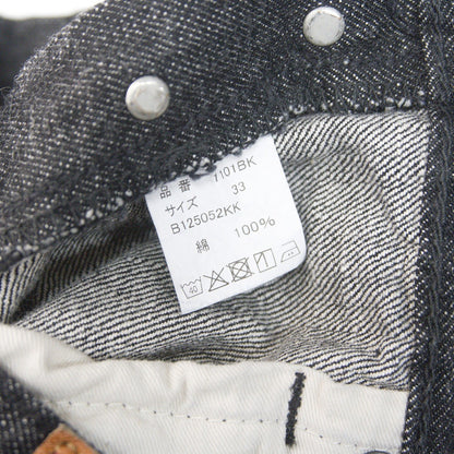 FULLCOUNT 1101BK 13.7oz Selvedge Black Jeans Size 33×34
