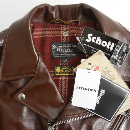 SCHOTT Special Horsehide One Star Rider Jacket Size 40