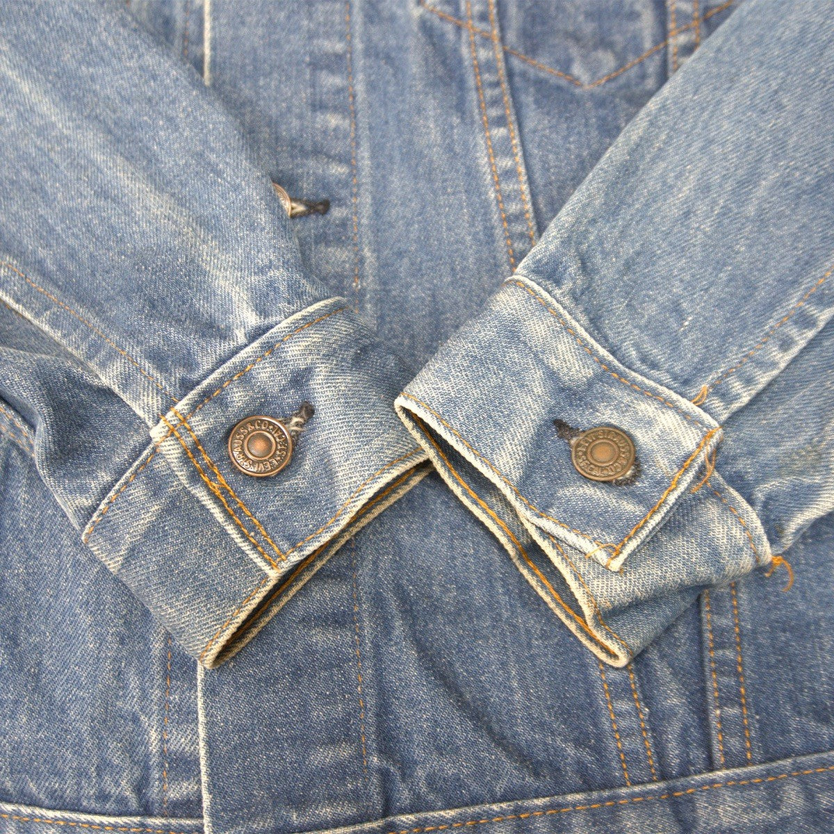 LEVI'S 70s 70505 4th Type III Small e Denim Jacket Size 38