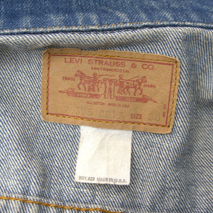 LEVI'S 70s 70505 4th Type III Small e Denim Jacket Size 38