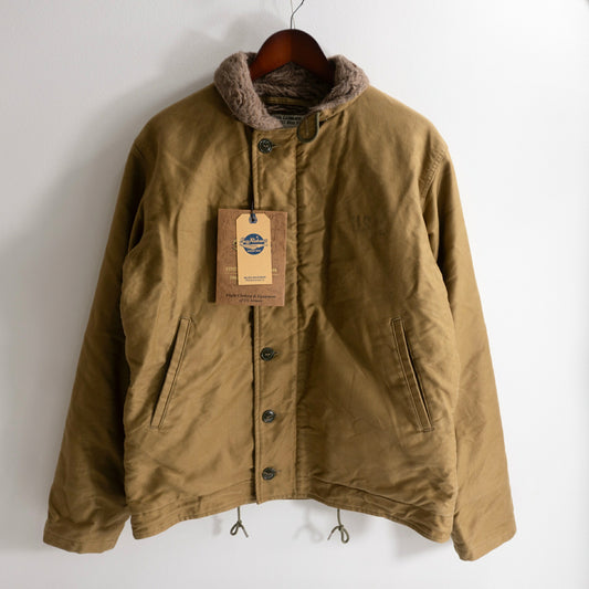 BUZZ RICKSON N-1 DEMOTEX Deck Jacket Alpaca Lining Size 40