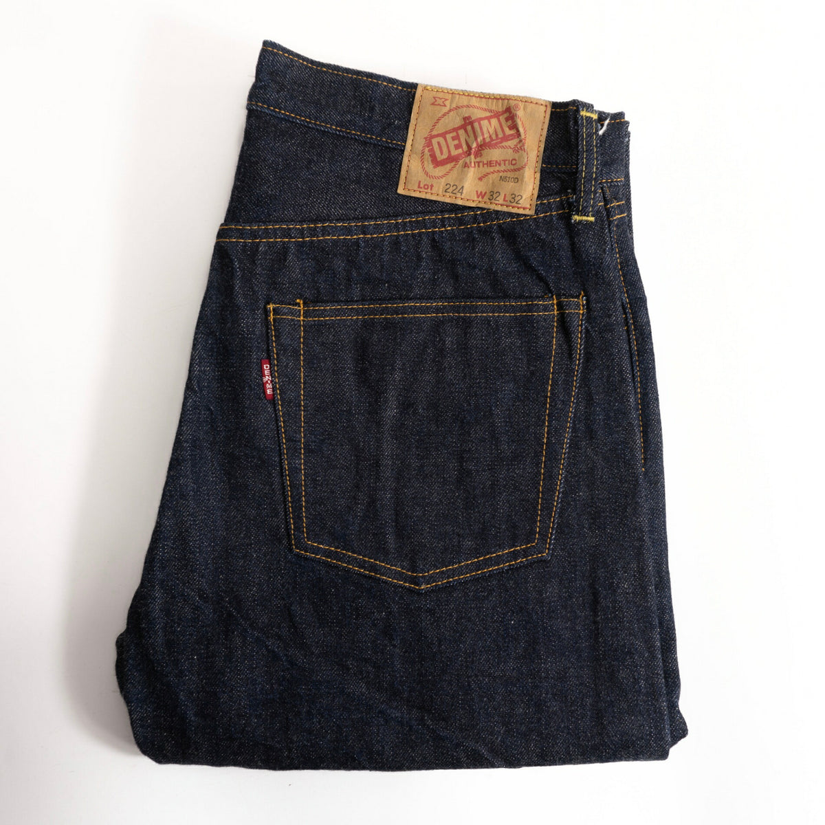 Denime WAREHOUSE Collab Lot.224 Dark Indigo Jeans Size 32×32