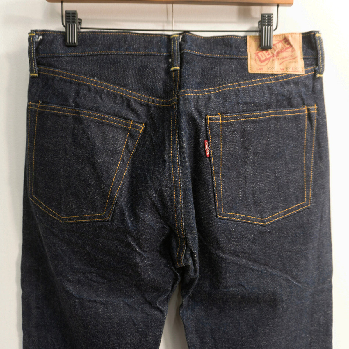 Denime WAREHOUSE Collab Lot.224 Dark Indigo Jeans Size 32×32