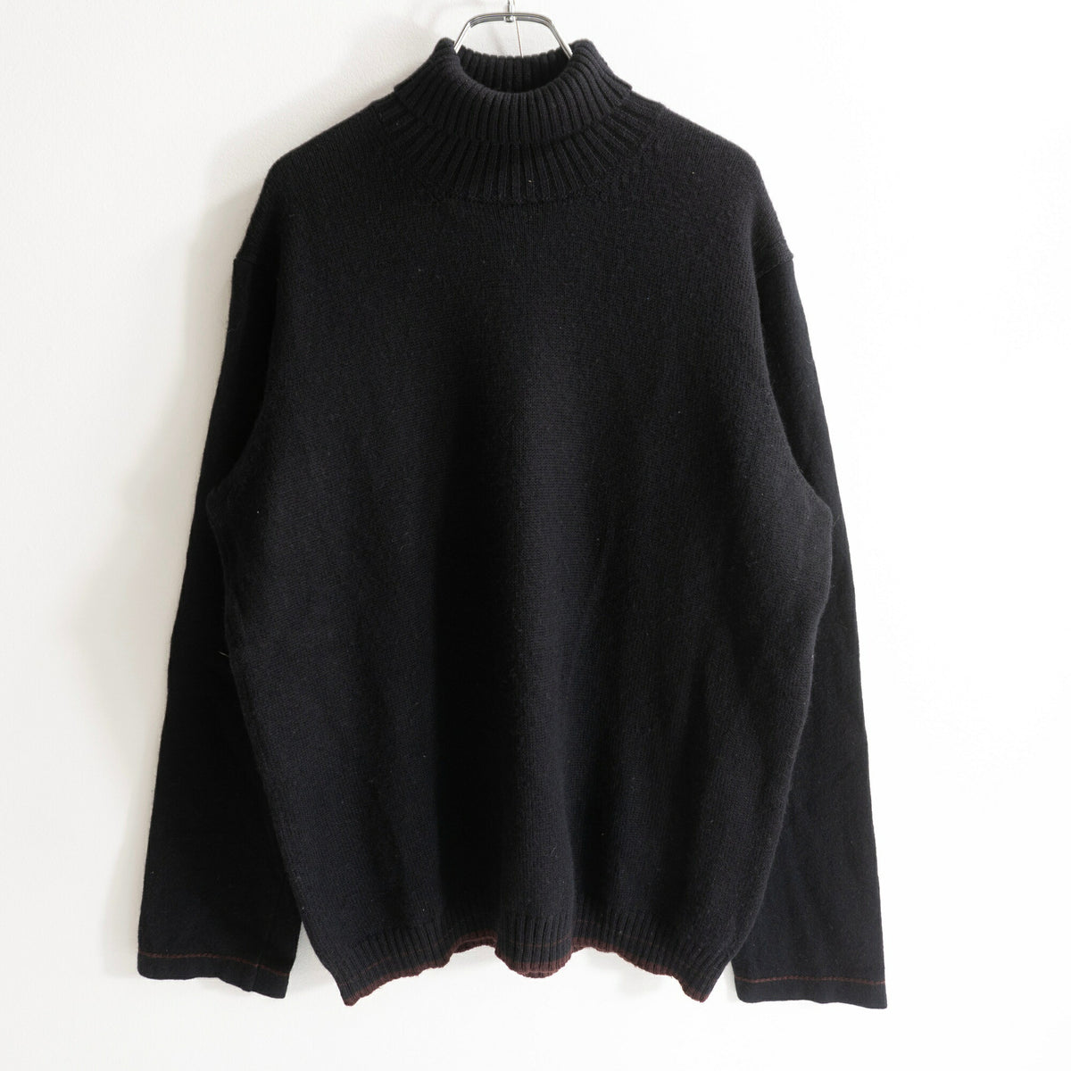 Y's for men Black Sleeve Panel Knit Sweater Size 3
