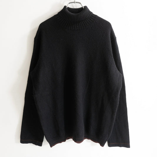 Y's for men Black Sleeve Panel Knit Sweater Size 3