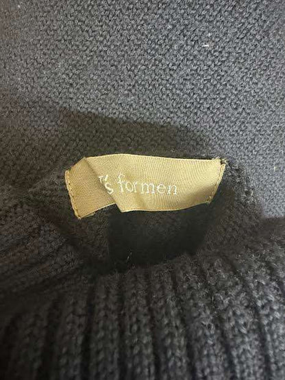 Y's for men Black Sleeve Panel Knit Sweater Size 3