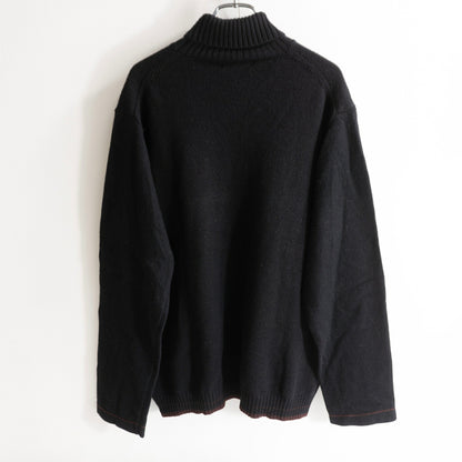 Y's for men Black Sleeve Panel Knit Sweater Size 3