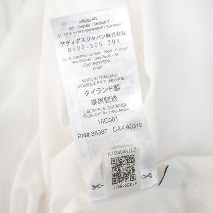 YOHJI YAMAMOTO Y-3 GFX Logo Long Sleeve T-Shirt White Size L