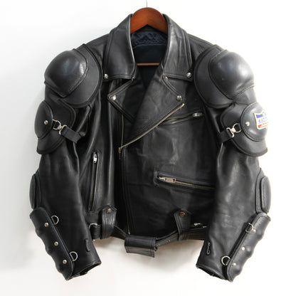KADOYA Battle Suit Leather Jacket Black