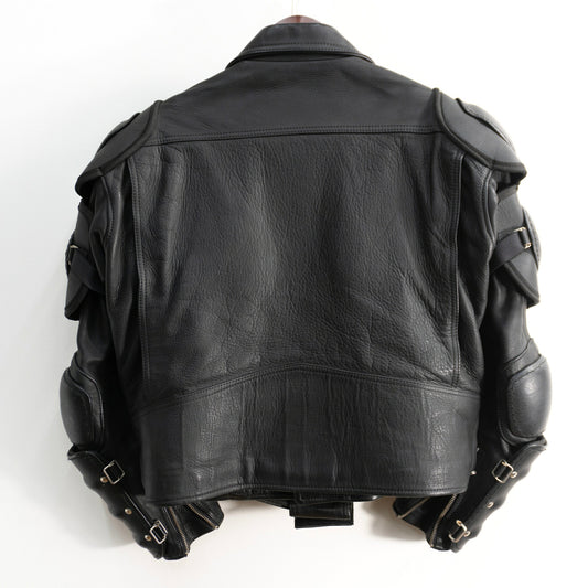 KADOYA Battle Suit Leather Jacket Black