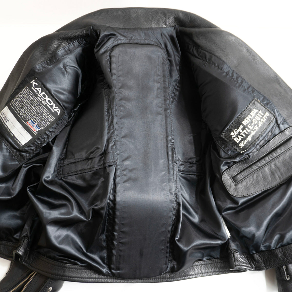 KADOYA Battle Suit Leather Jacket Black