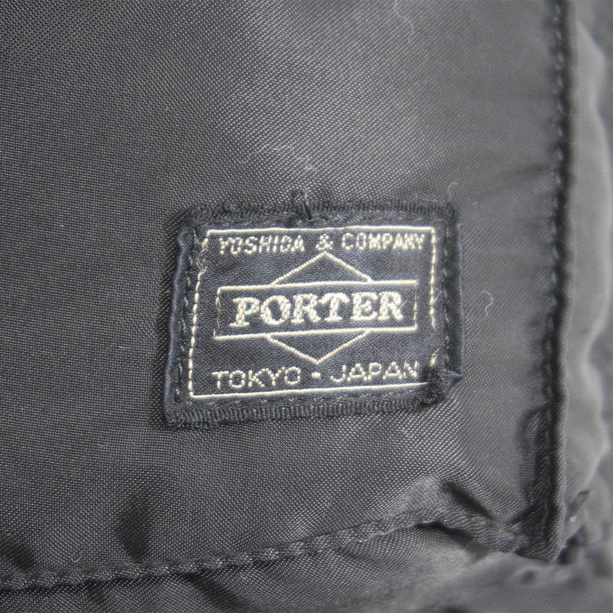 PORTER TANKER 2-Way Nylon Helmet Shoulder Bag Black