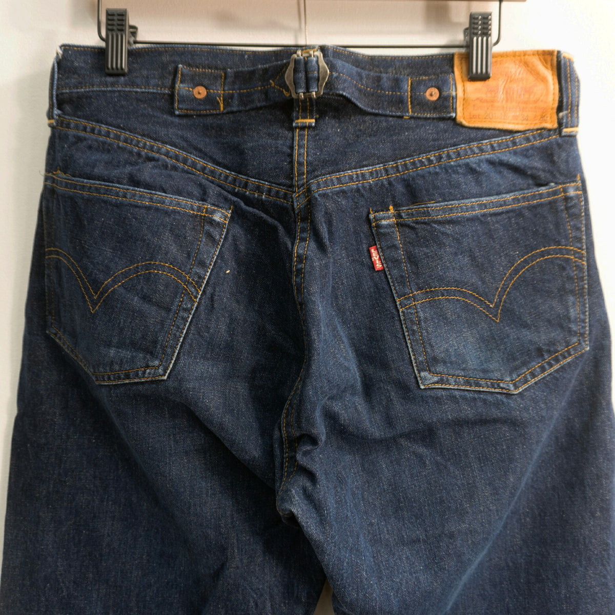 LEVI'S Valencia Made 201XX Big E Denim Jeans Size 34×30