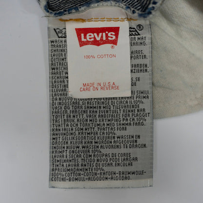 LEVI'S Valencia Made 201XX Big E Denim Jeans Size 34×30