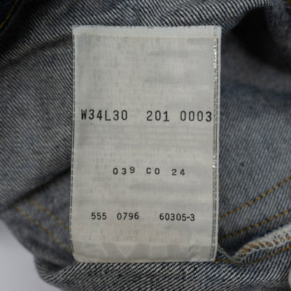 LEVI'S Valencia Made 201XX Big E Denim Jeans Size 34×30