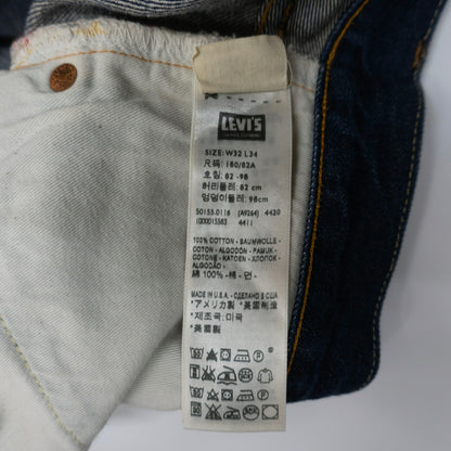 wsm x LEVI'S VINTAGE CLOTHING 501XX Big E USA Denim Size 32×34