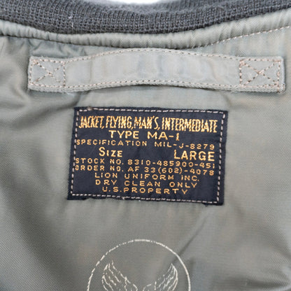 LION UNIFORM Buzz Rickson's MA-1 Bomber Size L