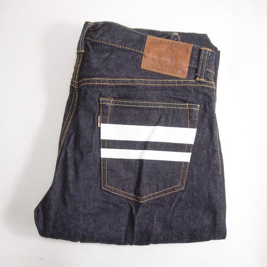 MOMOTARO JEANS 0106SPZ Narrow Tapered Blue Denim Size W33