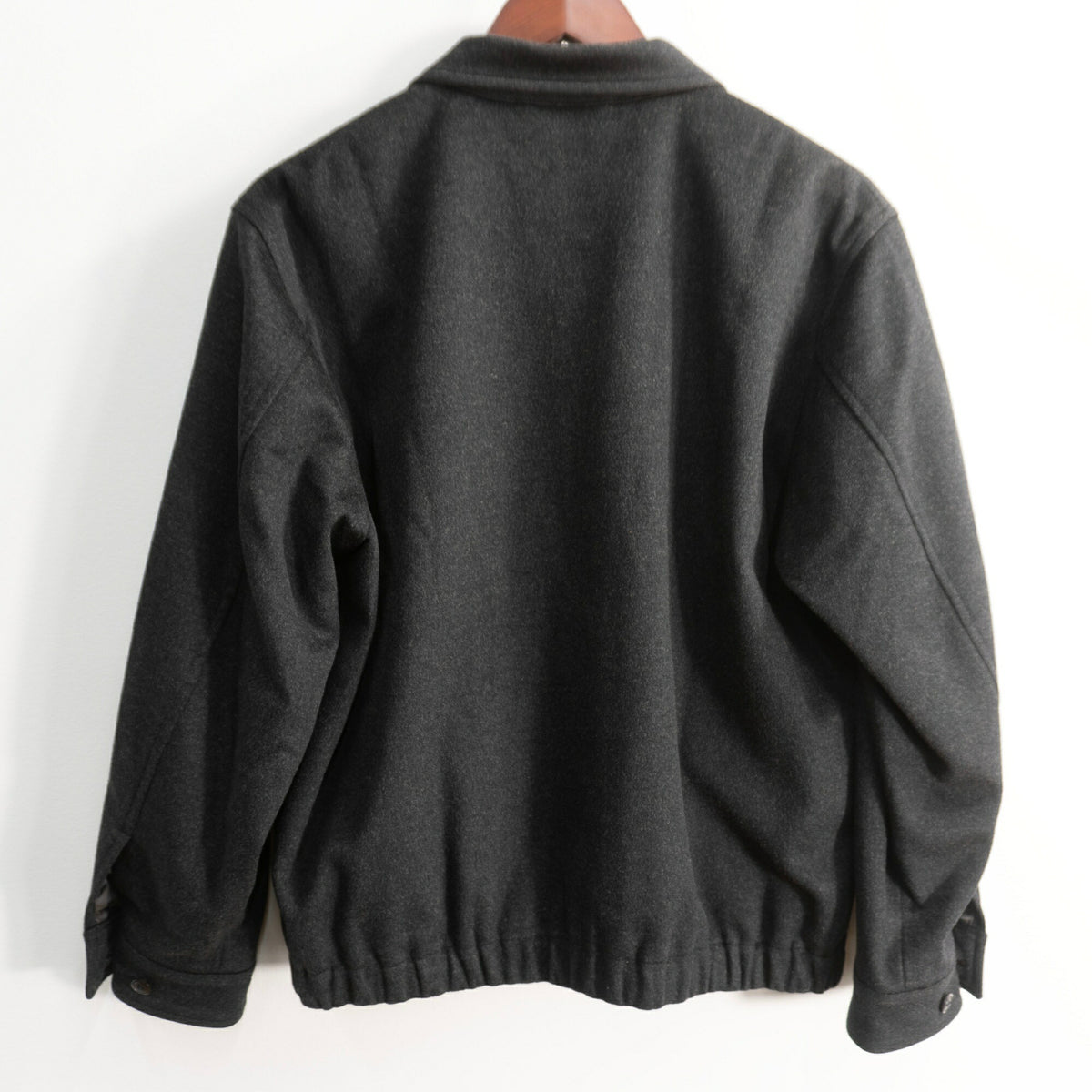 BURBERRY LONDON Gray Wool Cashmere Swing Top Jacket Size S
