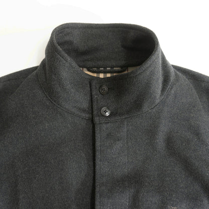 BURBERRY LONDON Gray Wool Cashmere Swing Top Jacket Size S