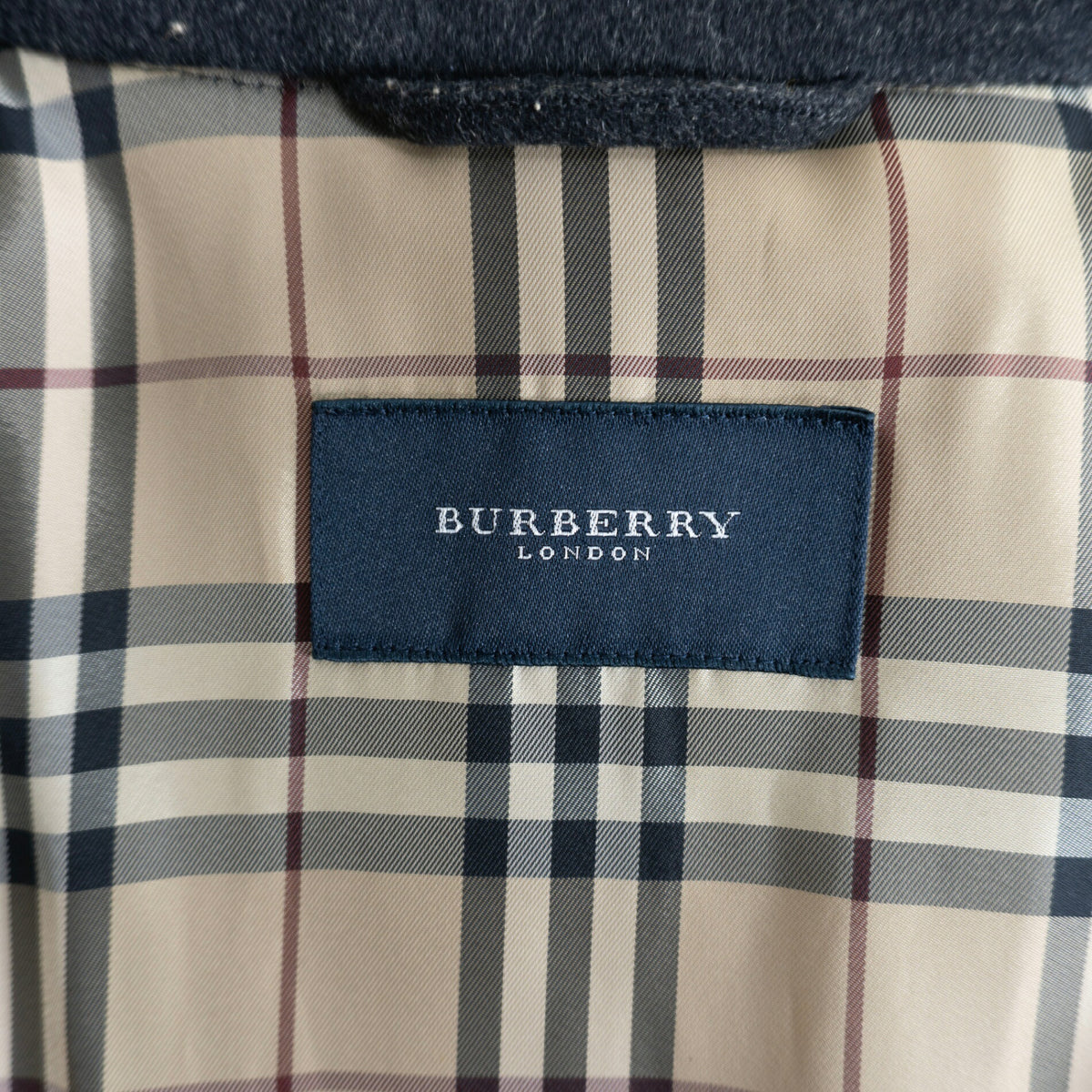 BURBERRY LONDON Gray Wool Cashmere Swing Top Jacket Size S