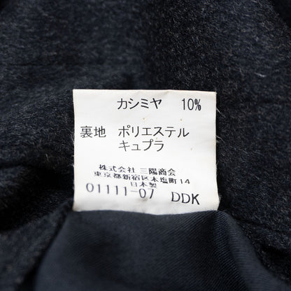 BURBERRY LONDON Gray Wool Cashmere Swing Top Jacket Size S