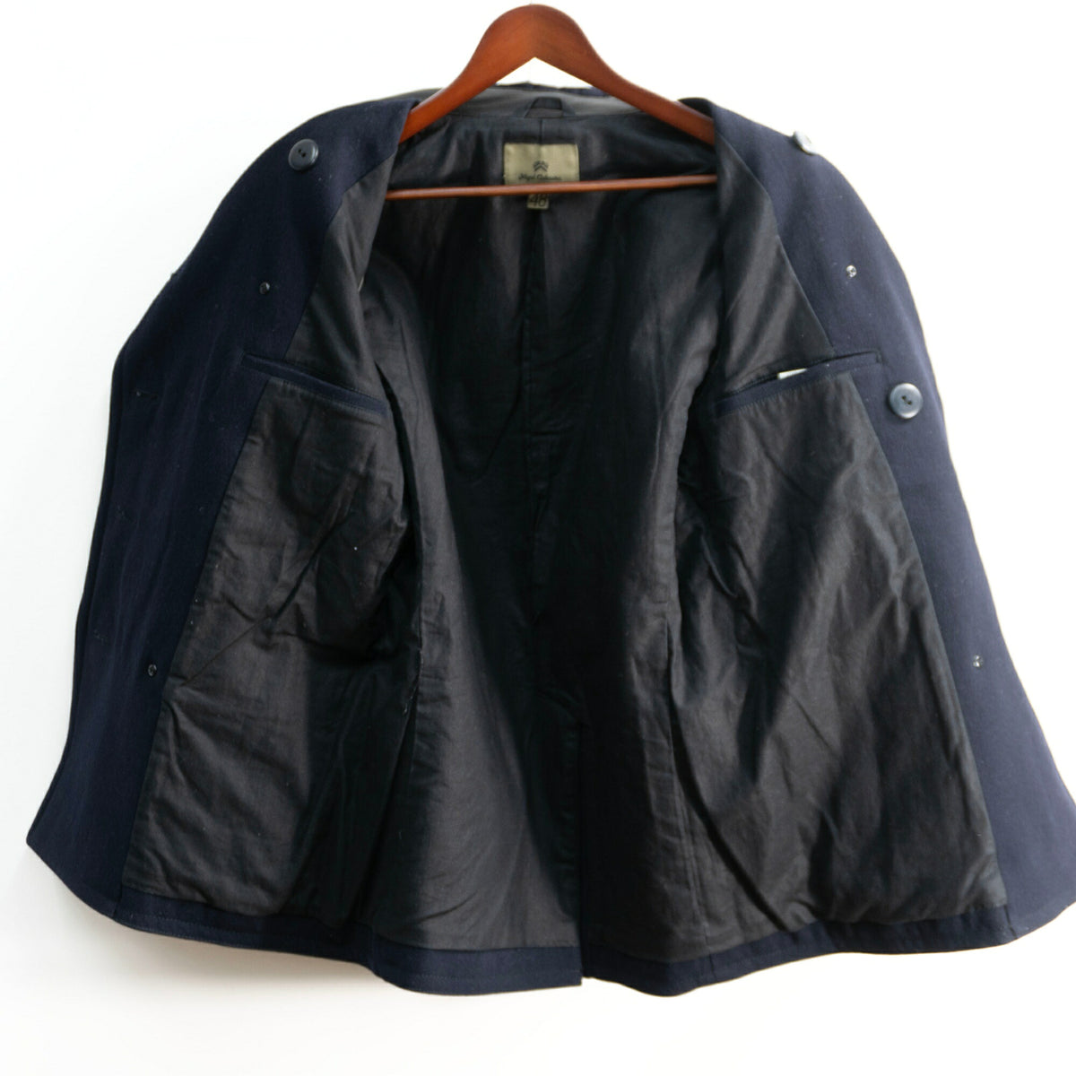 NIGEL CABOURN Wool Military Pea Coat Size 48