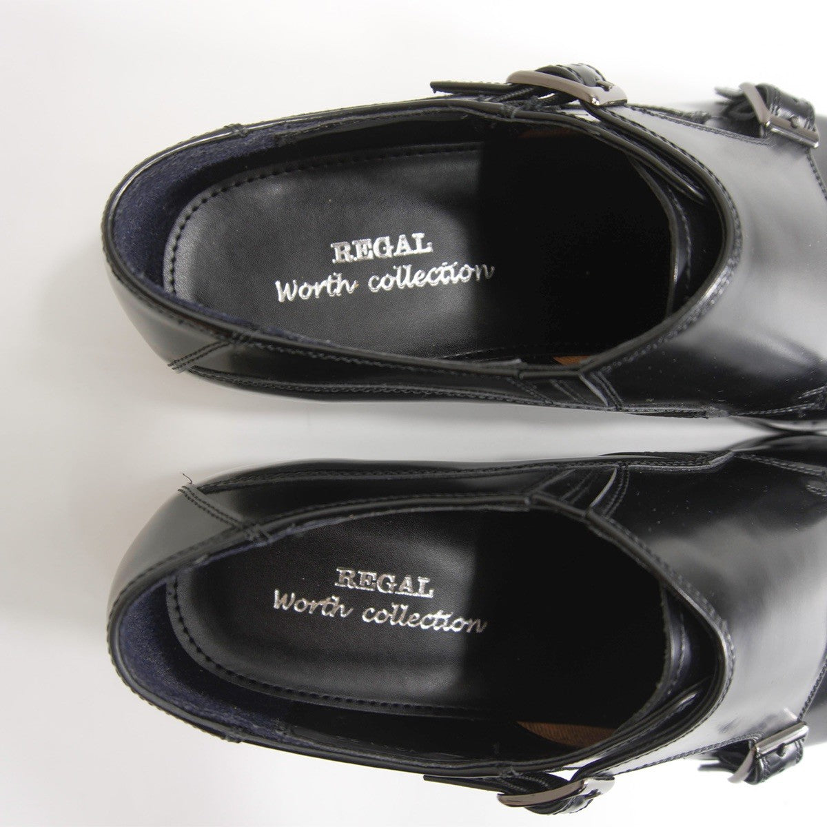 REGAL worth collection Monk Strap Shoes Black Size 26