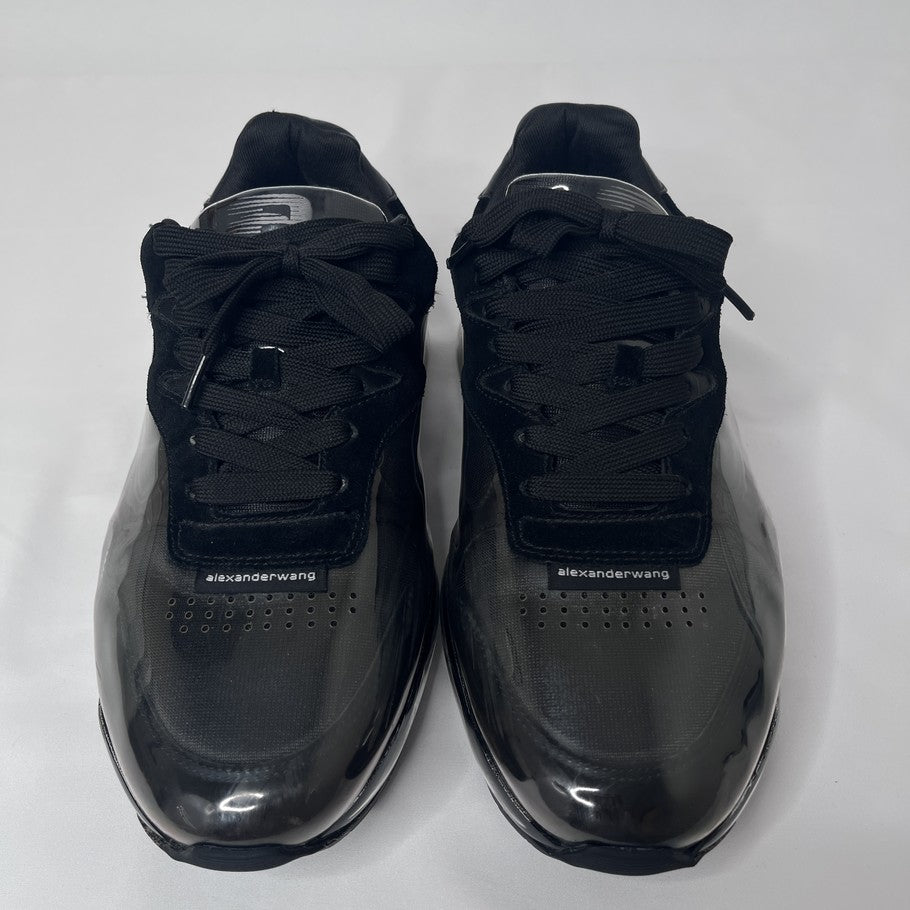 Alexander Wang AWNYC Stadium PVC Sneakers Black Size 25.0cm
