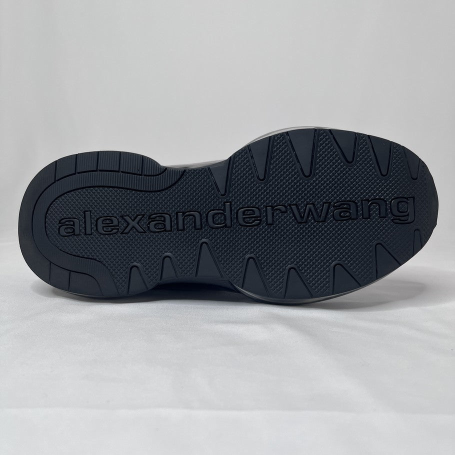 Alexander Wang AWNYC Stadium PVC Sneakers Black Size 25.0cm