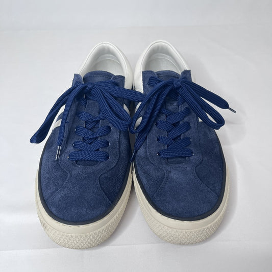 CELINE Sunset Lace-Up Low-Top Sneakers Navy Size 26.0cm