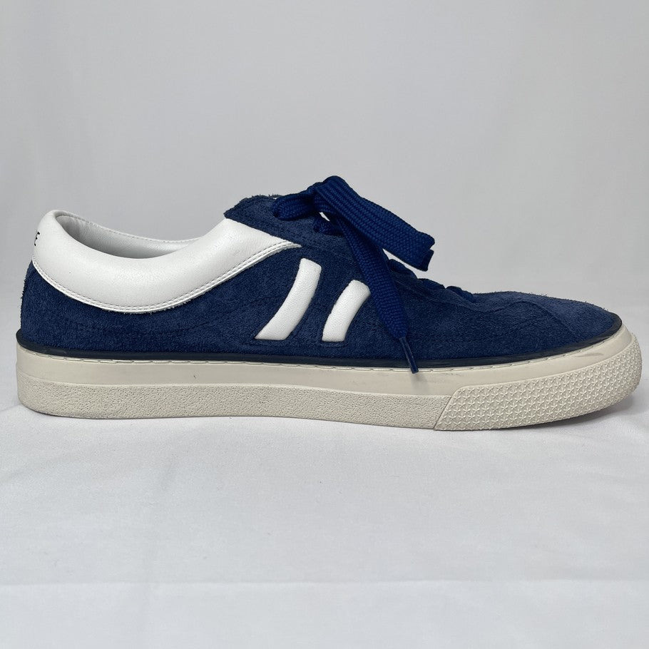 CELINE Sunset Lace-Up Low-Top Sneakers Navy Size 26.0cm