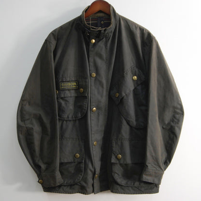BARBOUR A7 International Oiled Motorcycle Jacket Size C42