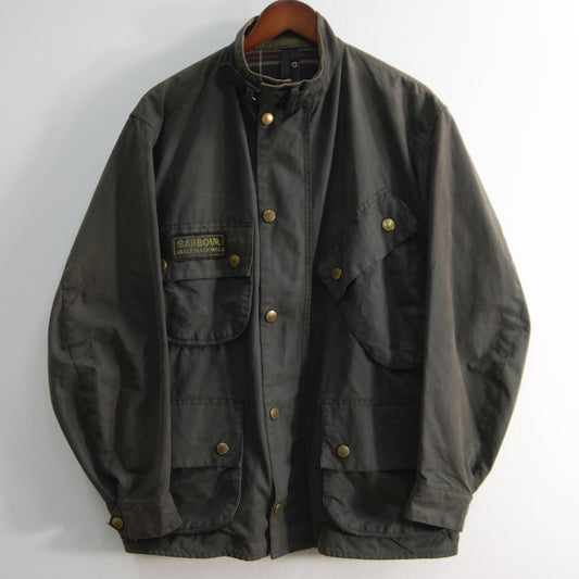 BARBOUR A7 International Oiled Motorcycle Jacket Size C42