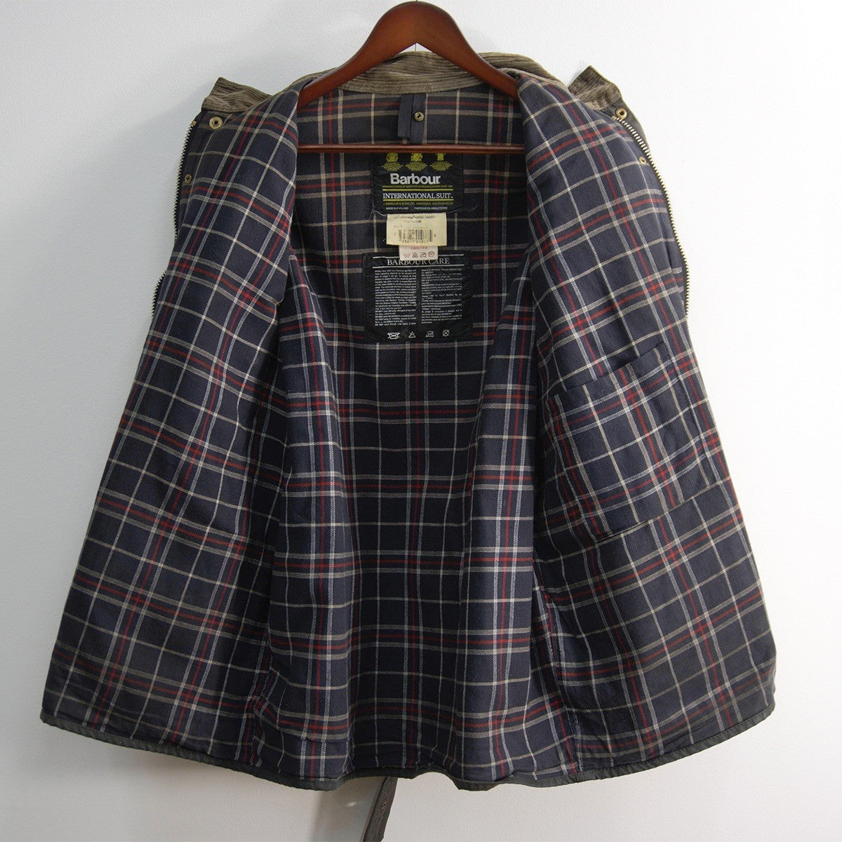 BARBOUR A7 International Oiled Motorcycle Jacket Size C42