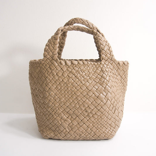 FALORNI Intrecciato Leather Tote in Italy