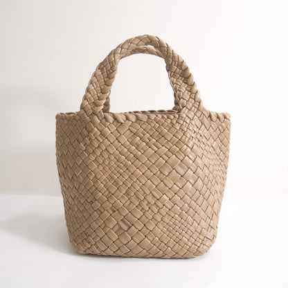 FALORNI Intrecciato Leather Tote in Italy